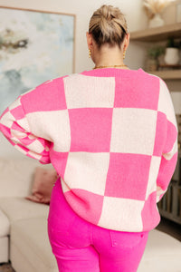 Don't Stop Me Now Checkered Cardigan-Layers-Villari Chic, women's online fashion boutique in Severna, Maryland