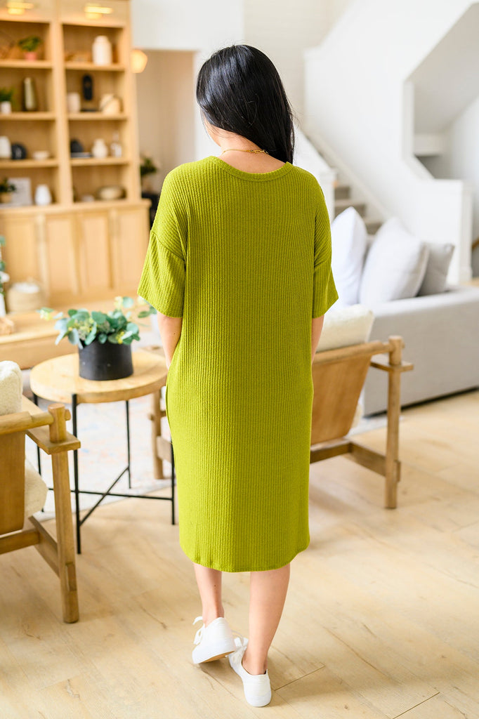 Easy Going Shift Dress in Moss-Womens-Villari Chic, women's online fashion boutique in Severna, Maryland