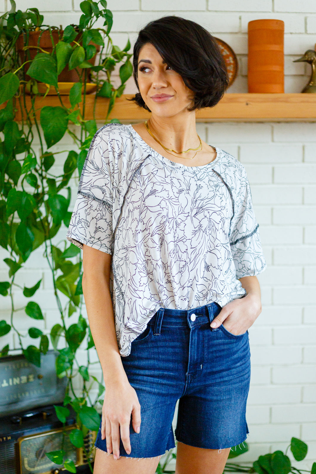 Endless Joy Floral Top-Womens-Villari Chic, women's online fashion boutique in Severna, Maryland