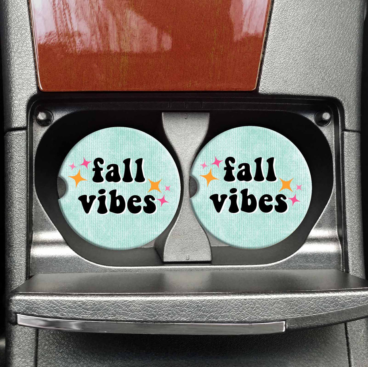 Fall Vibes Car Coaster-Villari Chic, women's online fashion boutique in Severna, Maryland