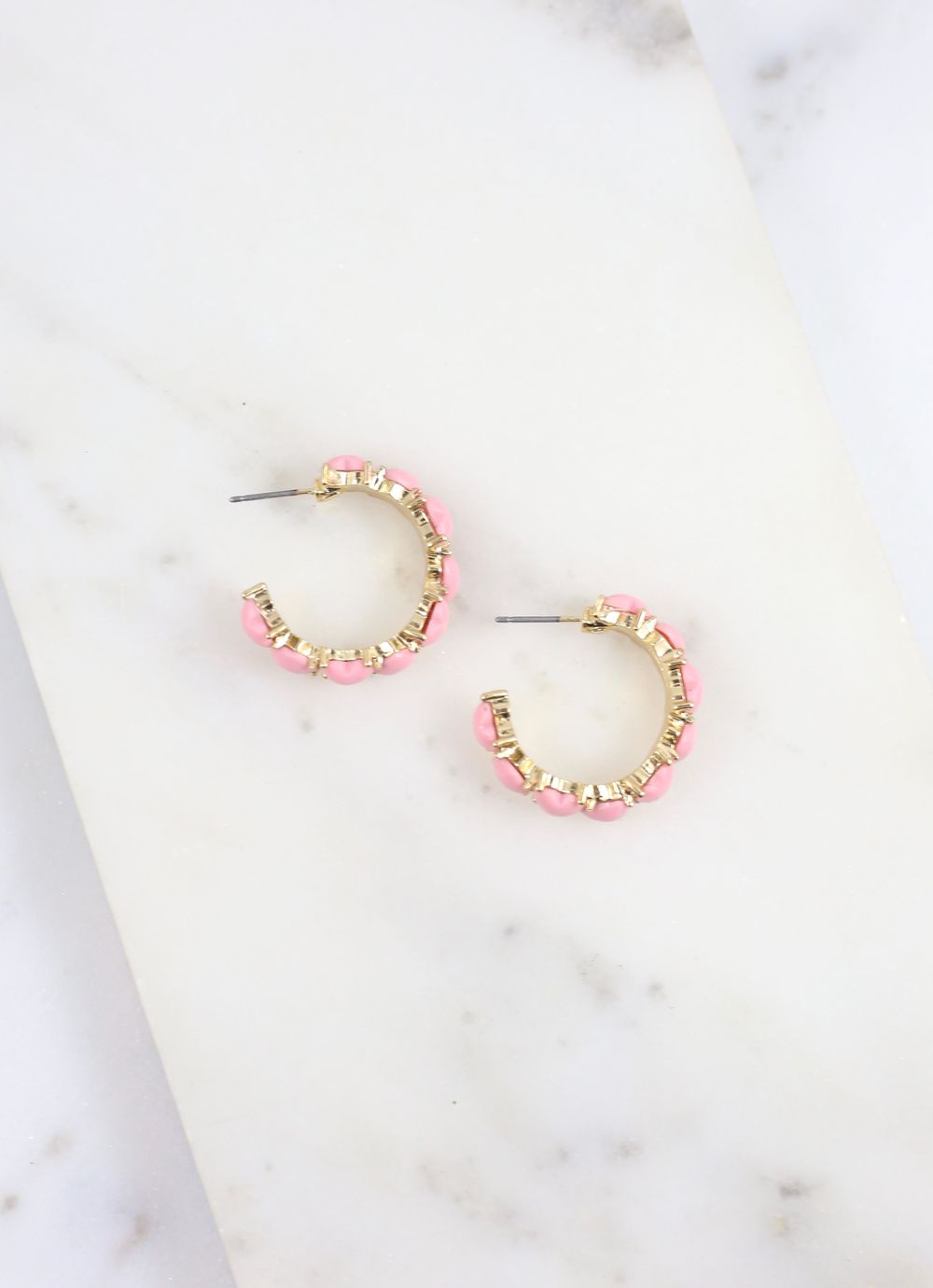 Flirty Heart Hoop Earrings-Villari Chic, women's online fashion boutique in Severna, Maryland