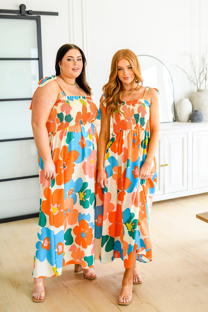Forget Me Not Floral Maxi Dress-Womens-Villari Chic, women's online fashion boutique in Severna, Maryland