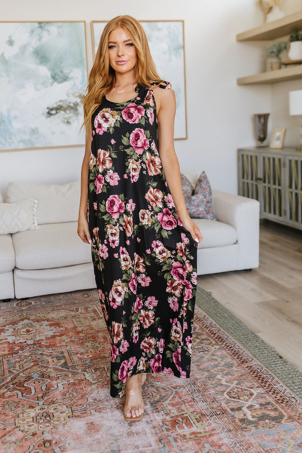 Fortuitous in Floral Maxi Dress-Womens-Villari Chic, women's online fashion boutique in Severna, Maryland