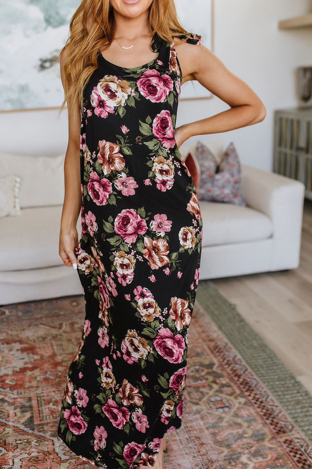 Fortuitous in Floral Maxi Dress-Womens-Villari Chic, women's online fashion boutique in Severna, Maryland