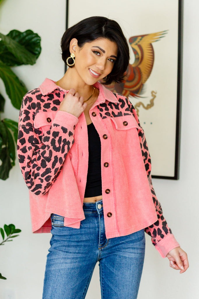 Free Spirit Animal Print Jacket-Womens-Villari Chic, women's online fashion boutique in Severna, Maryland