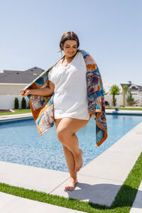 Luxury Beach Towel in Block Floral-Womens-Villari Chic, women's online fashion boutique in Severna, Maryland