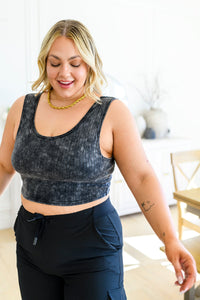 Get On My Level Cropped Cami in Washed Charcoal-Womens-Villari Chic, women's online fashion boutique in Severna, Maryland