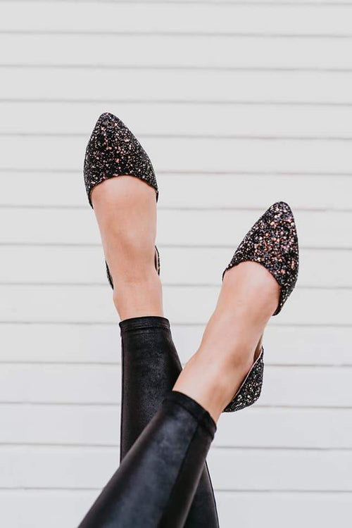 Glitz & Glam Rollasole Flats-Villari Chic, women's online fashion boutique in Severna, Maryland