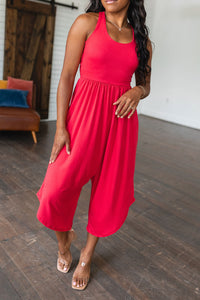 Good Idea Jumpsuit in Red-Womens-Villari Chic, women's online fashion boutique in Severna, Maryland