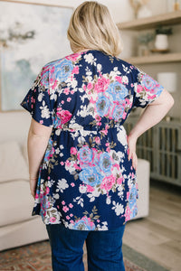 Hello Hummingbird Floral Top-Womens-Villari Chic, women's online fashion boutique in Severna, Maryland