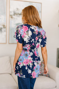 Hello Hummingbird Floral Top-Womens-Villari Chic, women's online fashion boutique in Severna, Maryland