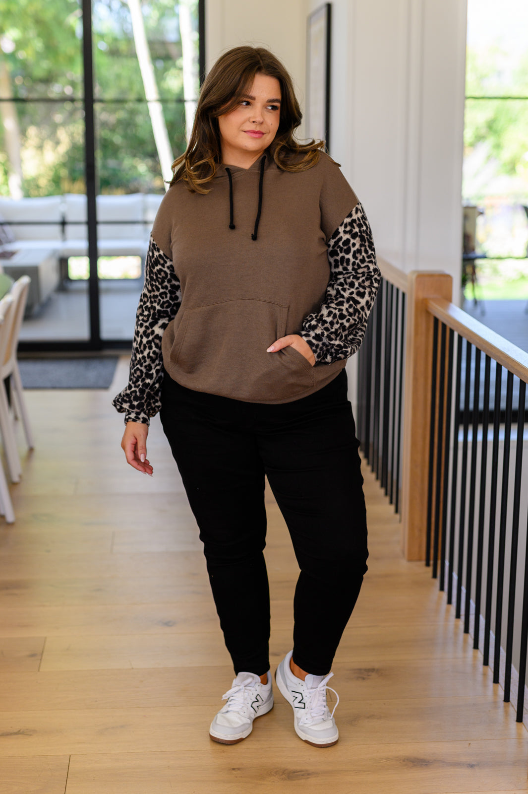 Here & There Leopard Print Hoodie-Womens-Villari Chic, women's online fashion boutique in Severna, Maryland