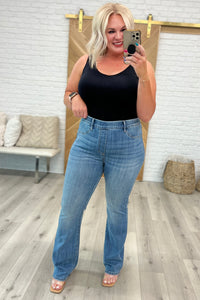 Judy Blue High-Rise Pull-On Slim Bootcut Jeans-Womens-Villari Chic, women's online fashion boutique in Severna, Maryland