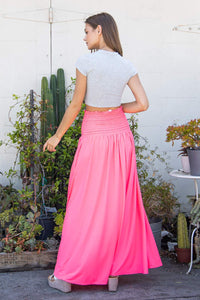 World's Best Maxi in Neon Coral PInk-Villari Chic, women's online fashion boutique in Severna, Maryland