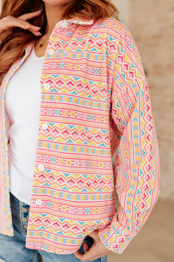 Imagine When Corduroy Button-Up Top-Tops-Villari Chic, women's online fashion boutique in Severna, Maryland