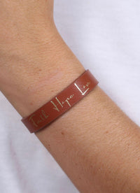 Inspirational Vegan Leather Snap Bracelet - 5 Saying Choices!-Villari Chic, women's online fashion boutique in Severna, Maryland