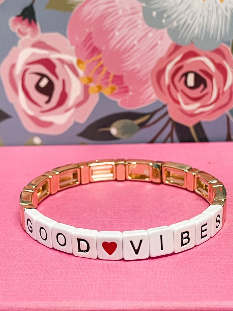 Inspirational Word Block Bracelet - 3 Phrase Choices!-Villari Chic, women's online fashion boutique in Severna, Maryland
