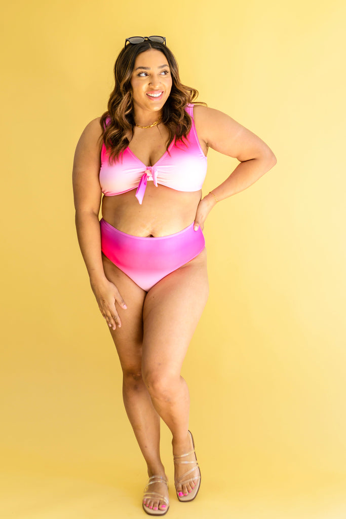 Jamaica Ombré Two-Piece Swimsuit-Womens-Villari Chic, women's online fashion boutique in Severna, Maryland