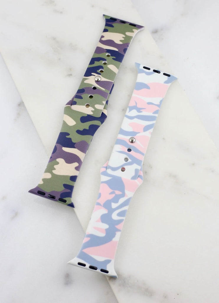 Janey Camo Watch Band - 2 Colors!-Villari Chic, women's online fashion boutique in Severna, Maryland
