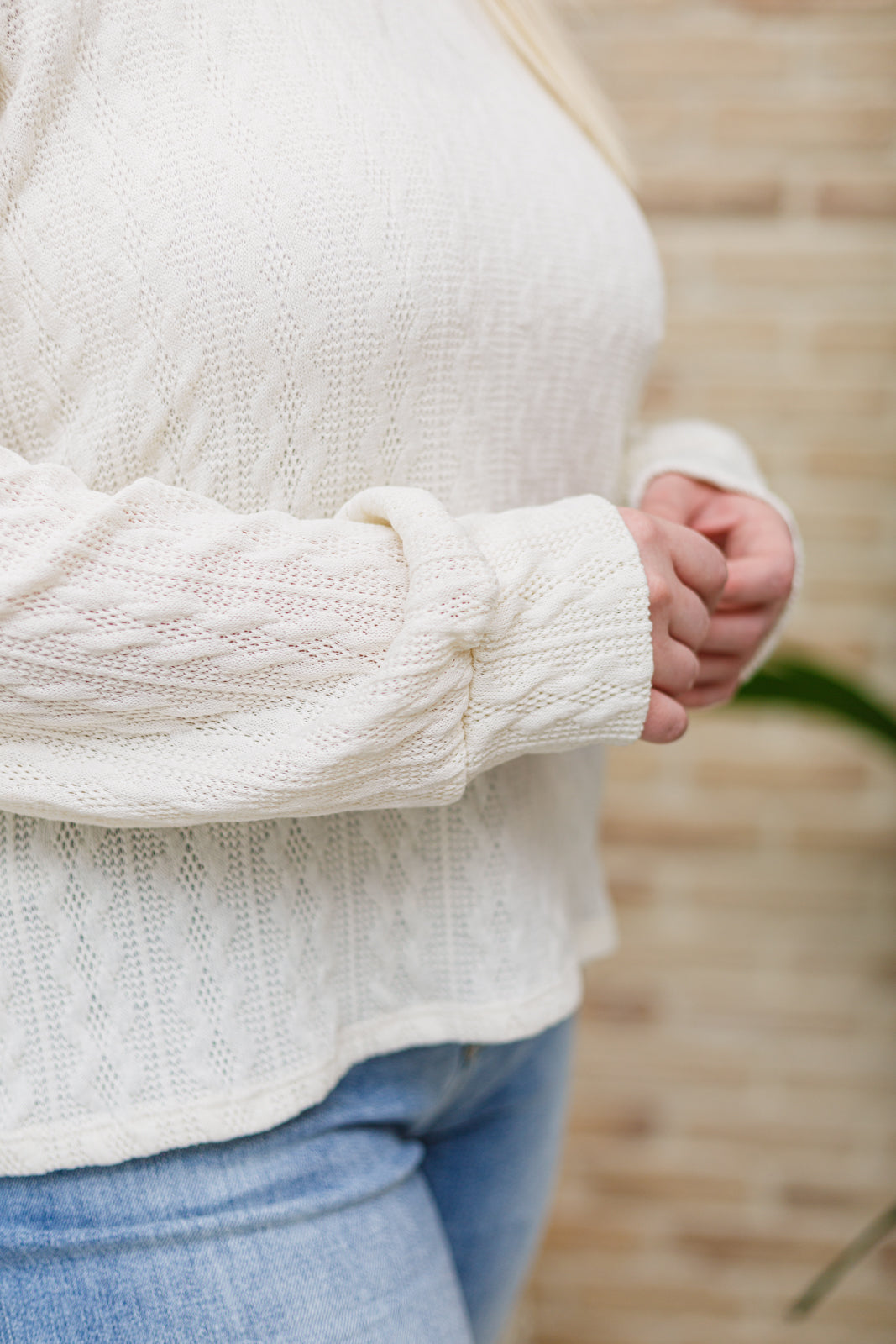 Keep Me Here Knit Sweater in Ivory-Womens-Villari Chic, women's online fashion boutique in Severna, Maryland