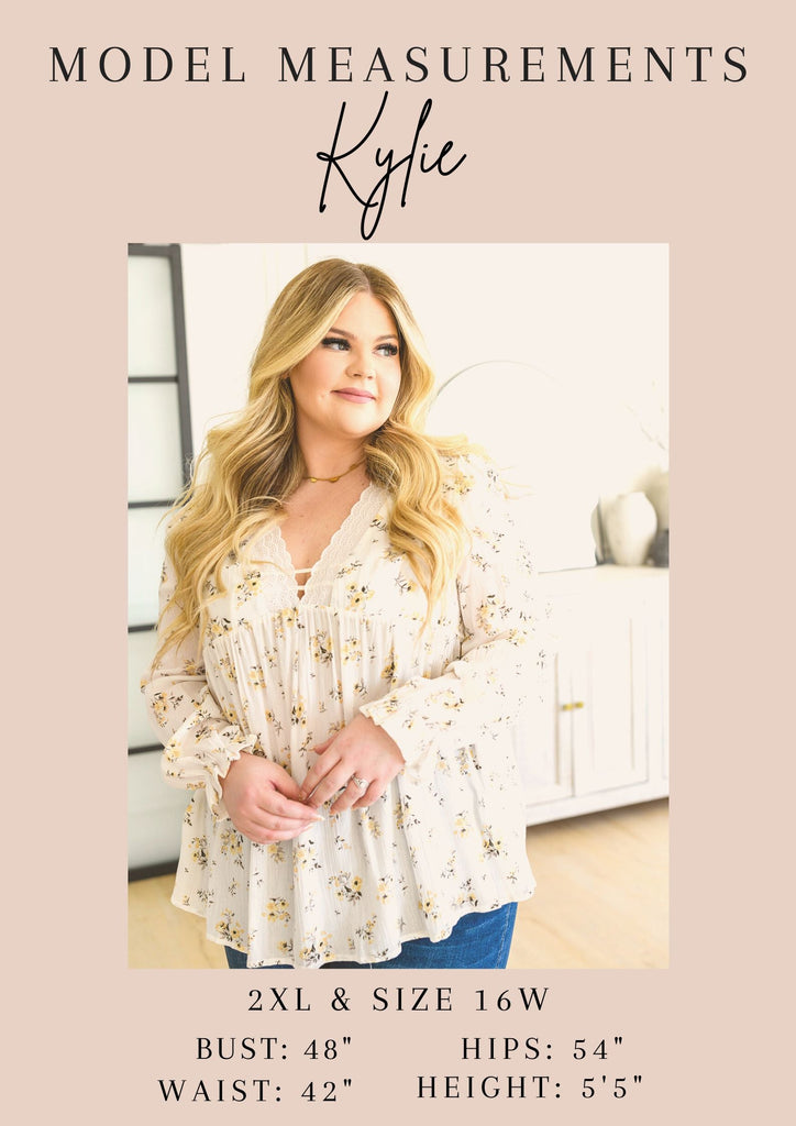 Pretty in Paradise Floral Blouse-Womens-Villari Chic, women's online fashion boutique in Severna, Maryland