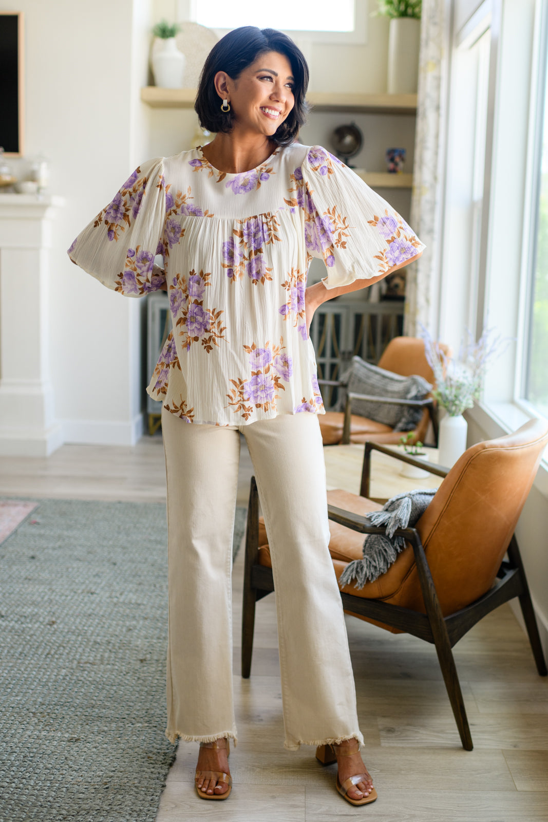 Lavender Haze Blouse-Womens-Villari Chic, women's online fashion boutique in Severna, Maryland