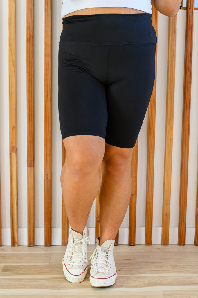 Let's Go for a Ride Biker Shorts in Black-Womens-Villari Chic, women's online fashion boutique in Severna, Maryland