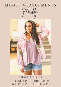 Spring Haiku Floral Blouse-Womens-Villari Chic, women's online fashion boutique in Severna, Maryland