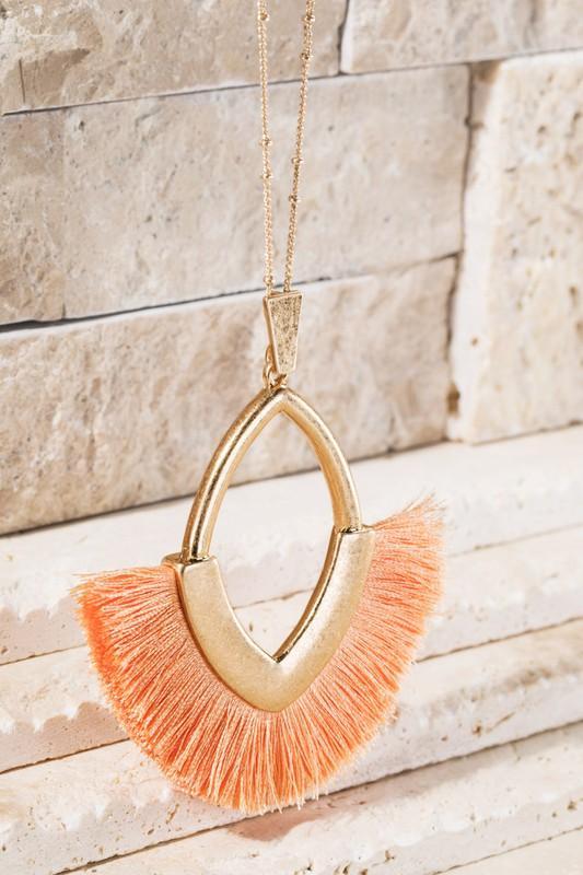 Marquise Pendant Necklace - Several Colors!-Villari Chic, women's online fashion boutique in Severna, Maryland