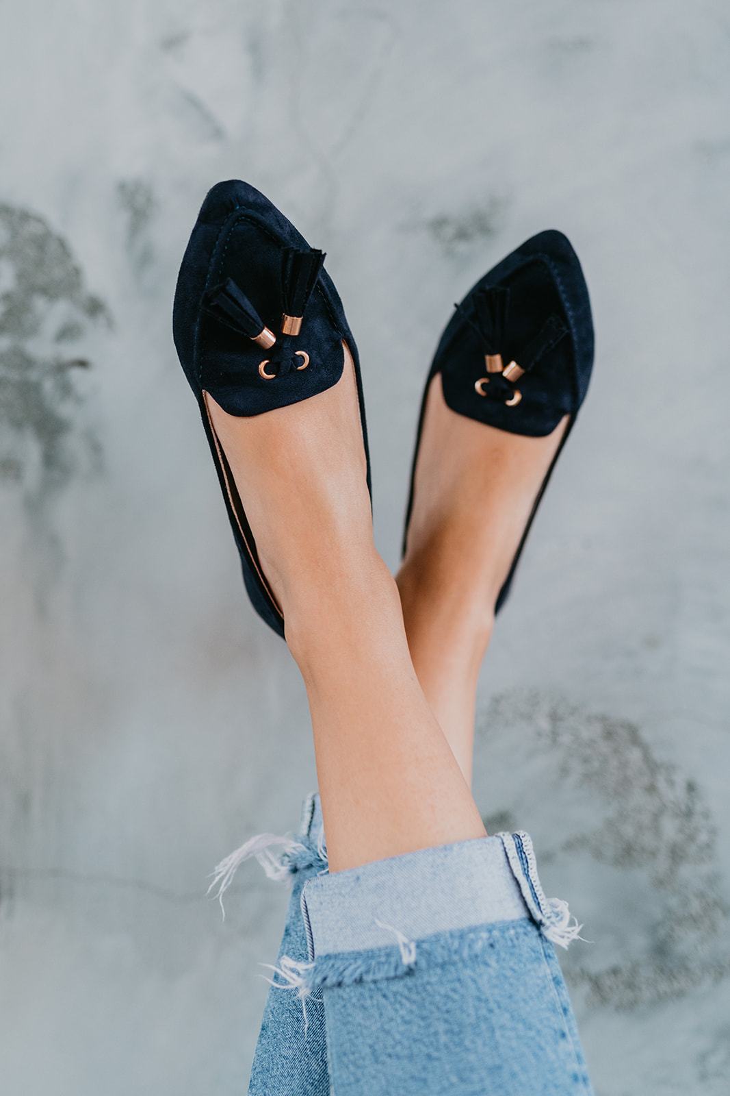 Midnight Blues Rollasole Loafers-Villari Chic, women's online fashion boutique in Severna, Maryland