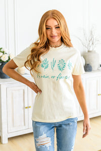 No Rain No Flowers Graphic Tee-Womens-Villari Chic, women's online fashion boutique in Severna, Maryland