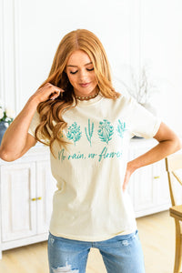 No Rain No Flowers Graphic Tee-Womens-Villari Chic, women's online fashion boutique in Severna, Maryland