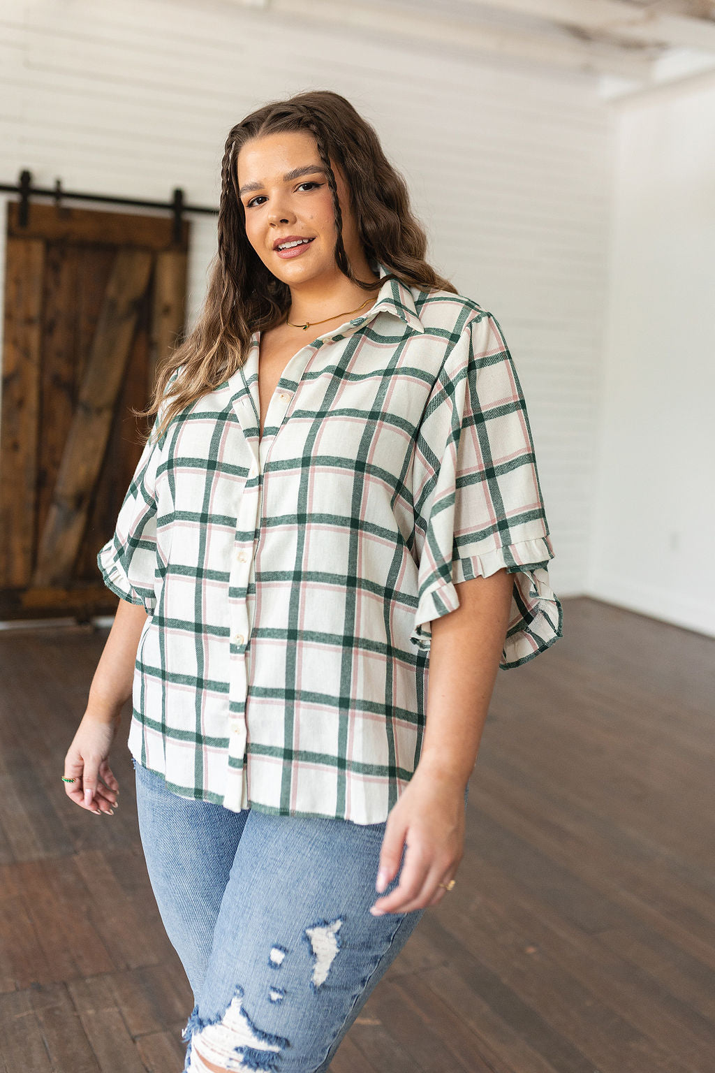 Perfect Picnic Plaid Top-Womens-Villari Chic, women's online fashion boutique in Severna, Maryland