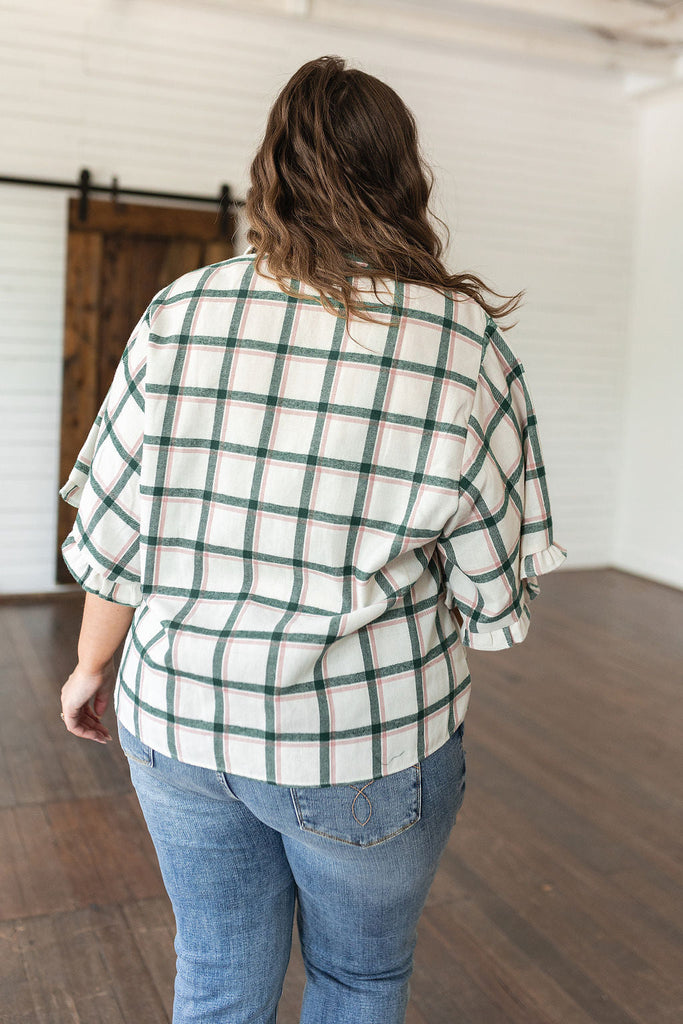 Perfect Picnic Plaid Top-Womens-Villari Chic, women's online fashion boutique in Severna, Maryland