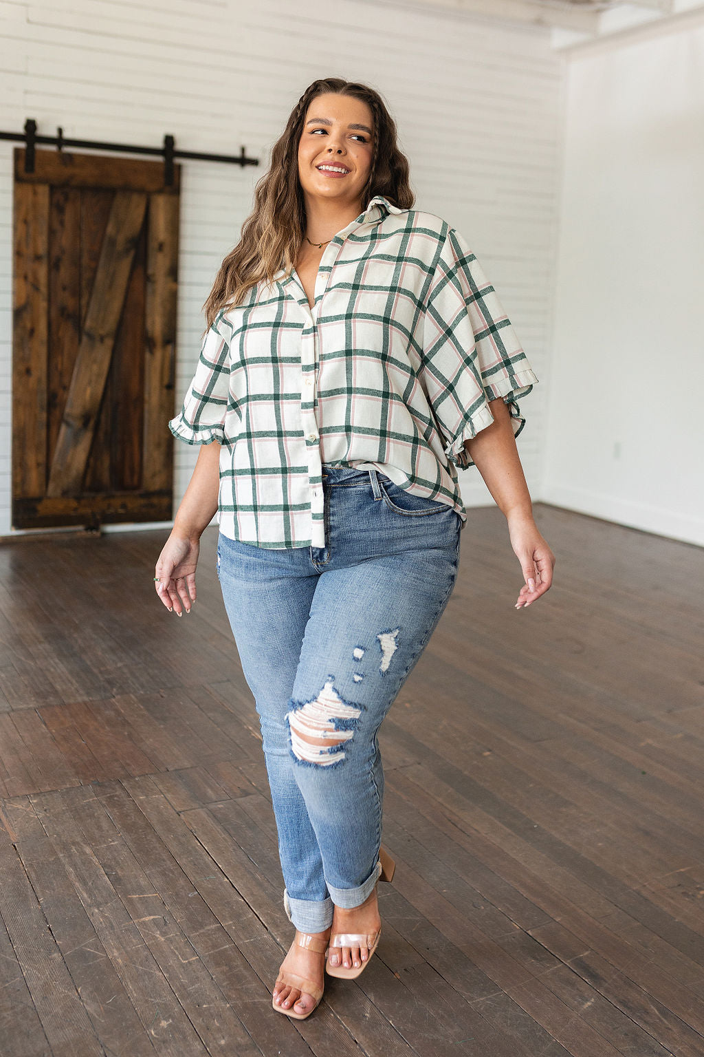 Perfect Picnic Plaid Top-Womens-Villari Chic, women's online fashion boutique in Severna, Maryland