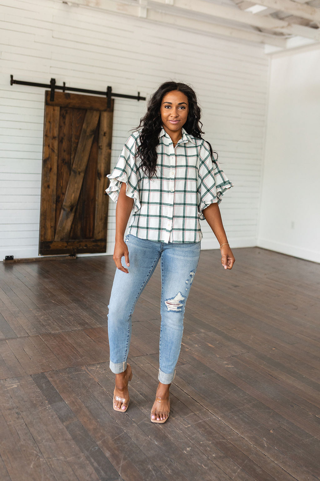 Perfect Picnic Plaid Top-Womens-Villari Chic, women's online fashion boutique in Severna, Maryland