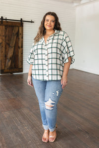 Perfect Picnic Plaid Top-Womens-Villari Chic, women's online fashion boutique in Severna, Maryland