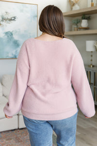 Plush Feelings V-Neck Sweater-Womens-Villari Chic, women's online fashion boutique in Severna, Maryland