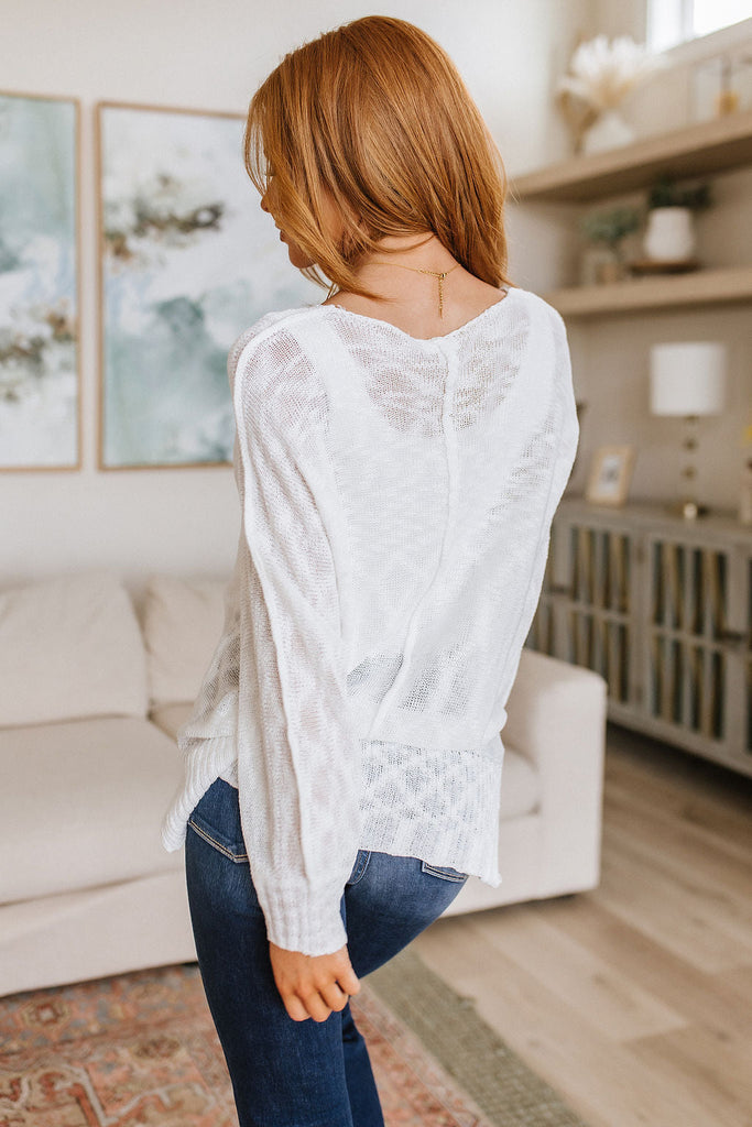 Relax With Me Knit Top in White-Womens-Villari Chic, women's online fashion boutique in Severna, Maryland