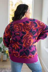 Rosie Posey Floral Sweater-Womens-Villari Chic, women's online fashion boutique in Severna, Maryland