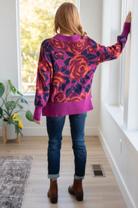 Rosie Posey Floral Sweater-Womens-Villari Chic, women's online fashion boutique in Severna, Maryland