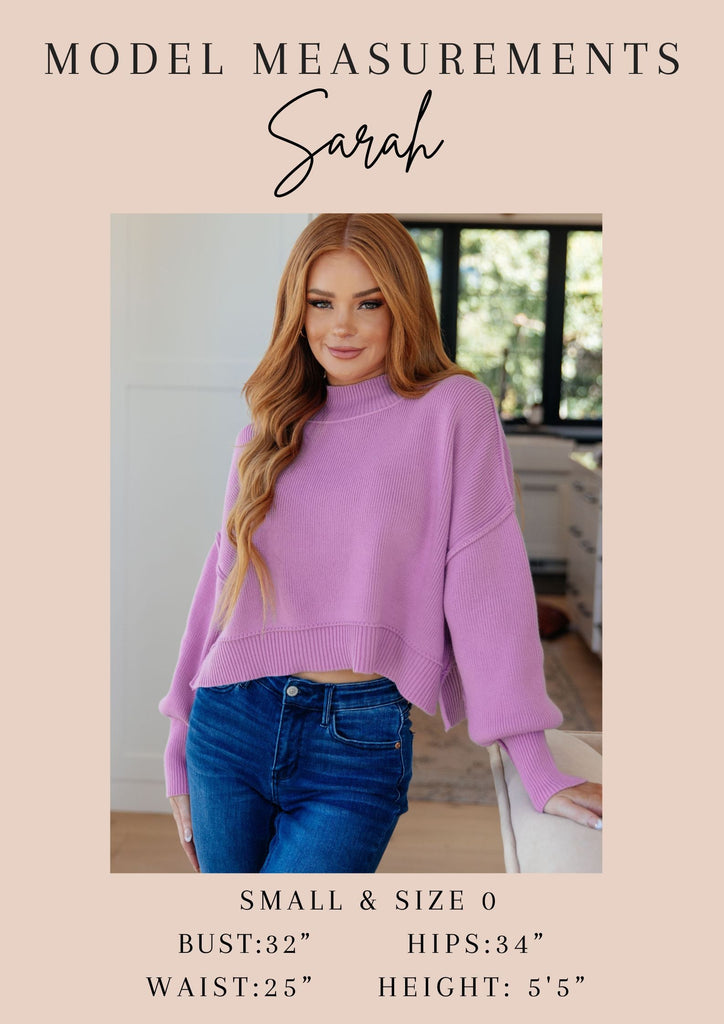 Captured My Interest Chunky V-Neck Sweater in Spring Lilac-Womens-Villari Chic, women's online fashion boutique in Severna, Maryland