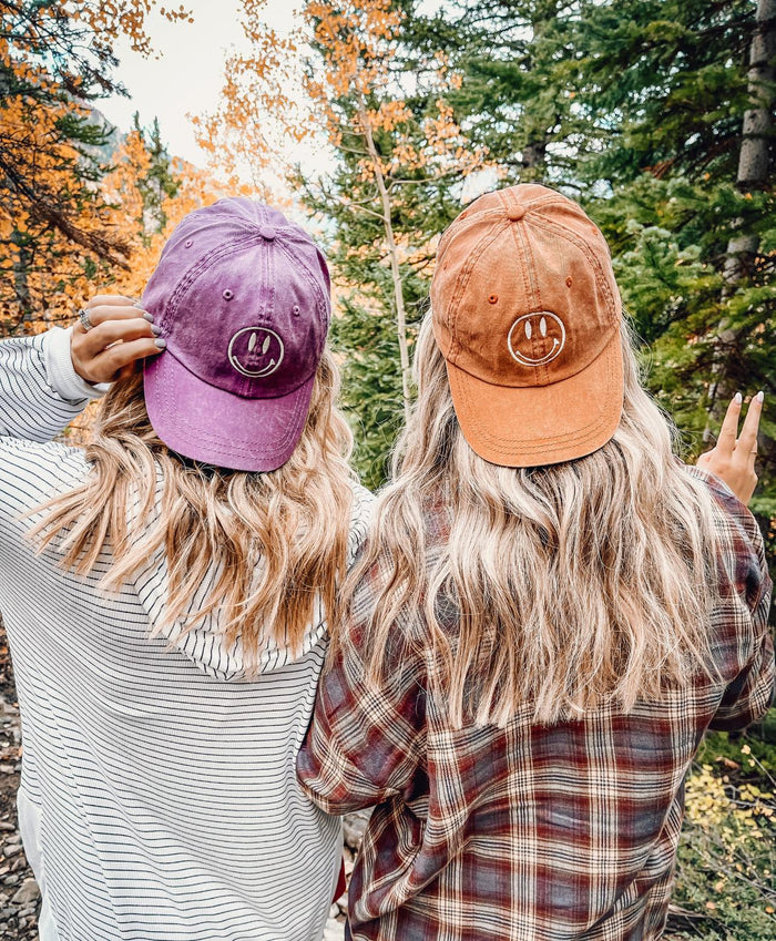 Smiley Face Cap - 3 Colors!-Villari Chic, women's online fashion boutique in Severna, Maryland