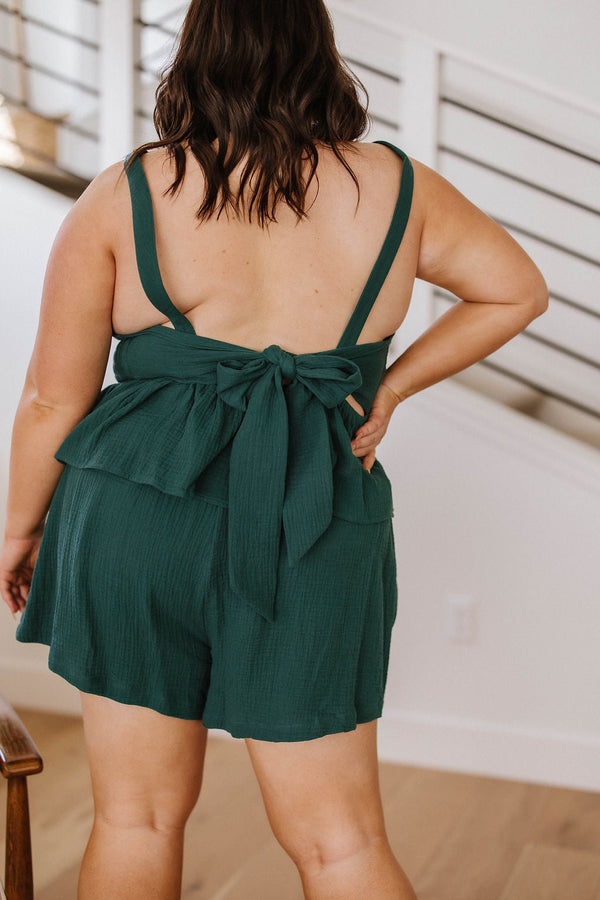 So Exceptional Smocked Tank in Forest Green-Womens-Villari Chic, women's online fashion boutique in Severna, Maryland