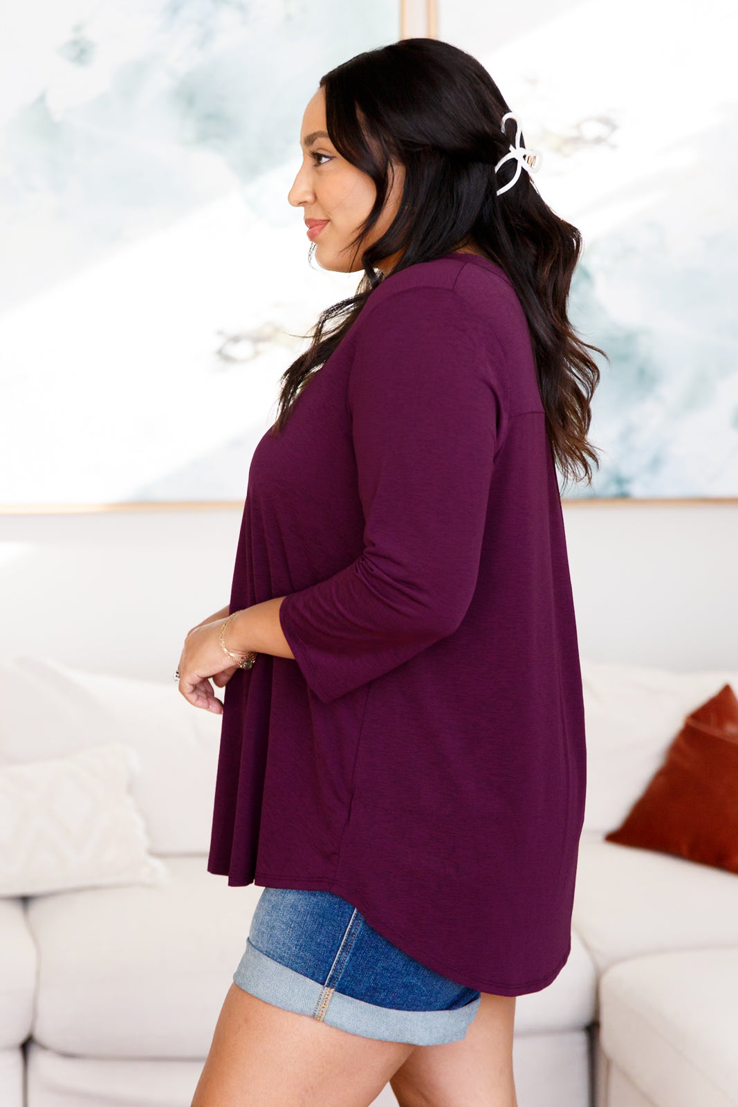 So Outstanding Top in Plum-Tops-Villari Chic, women's online fashion boutique in Severna, Maryland