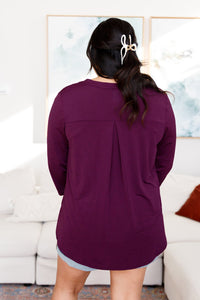 So Outstanding Top in Plum-Tops-Villari Chic, women's online fashion boutique in Severna, Maryland