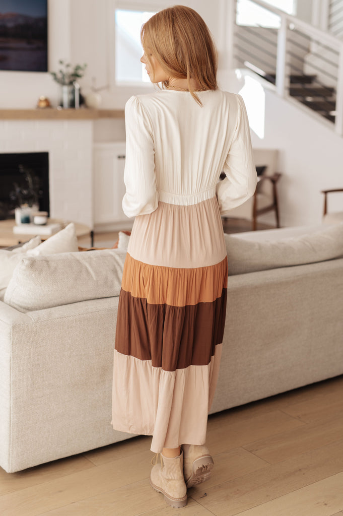 Spice of Life Color Block Midi Dress-Womens-Villari Chic, women's online fashion boutique in Severna, Maryland