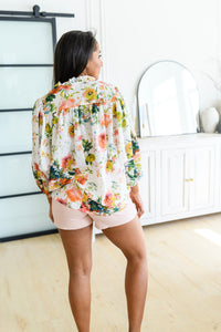 Spring Haiku Floral Blouse-Womens-Villari Chic, women's online fashion boutique in Severna, Maryland