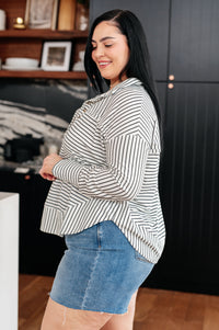 Striped Serendipity Pullover-Womens-Villari Chic, women's online fashion boutique in Severna, Maryland