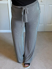 Summer Evening Palazzo Pants in Black & White Stripe-Villari Chic, women's online fashion boutique in Severna, Maryland